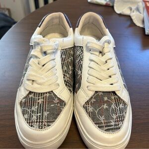 Birdies Cardinal Sneaker in Floral Plaid